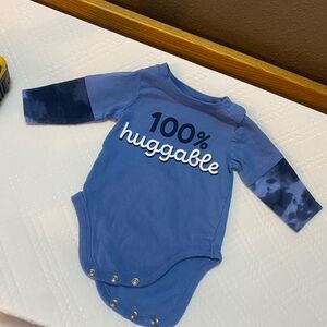 100% Huggable Blue Kids One Piece